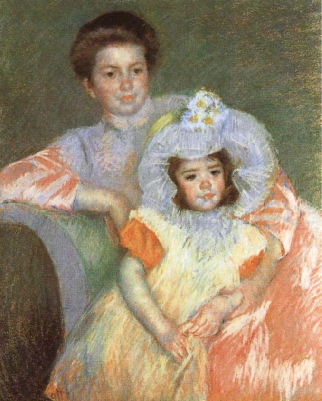 Reine Lefebvre and Margot, Mary Cassatt